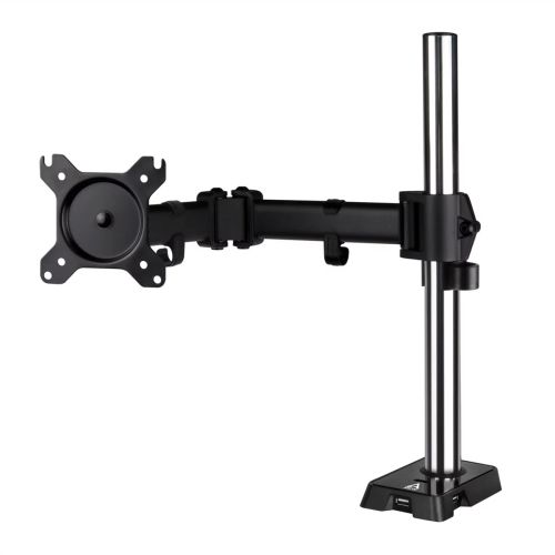 Arctic Z1 Gen 3 Single Monitor Arm with 4-Port USB 2.0 Hub, up to 43″ Monitors / 49″ Ultrawide, 180Â° Swivel, 360Â° Rotation