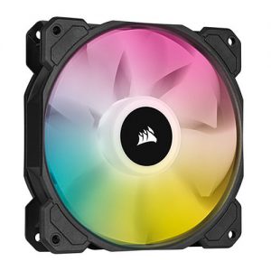 Corsair iCUE SP140 ELITE Performance 14cm PWM RGB Case Fan, 8 ARGB LEDs, Hydraulic Bearing, Single Fan Expansion Pack