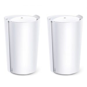 TP-LINK (DECO X95) AX7800 Tri-Band Mesh WiFi 6 System, 2 Pack, 8 Streams, AI-Driven Mesh, 2.5G & Dual GB LAN, Voice Control
