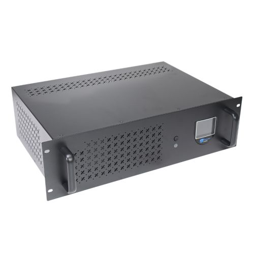 Powercool Off-Line 1500VA 3U Rackmountable UPS, 900W, AVR Energy Saving, DC Cold Start, Alarm, 1x UK Socket, 3x IEC, 2x RJ45, 1x USB, LCD Monitoring